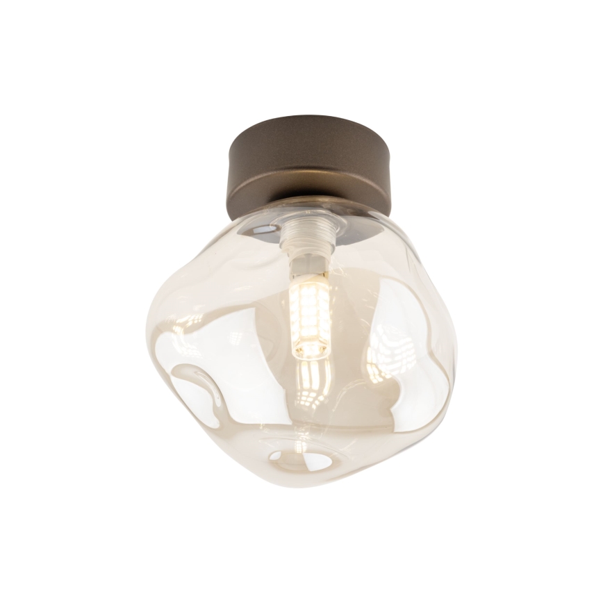 Ceiling light LAVA 1xG9/8W/230V, bronze/smoked beige