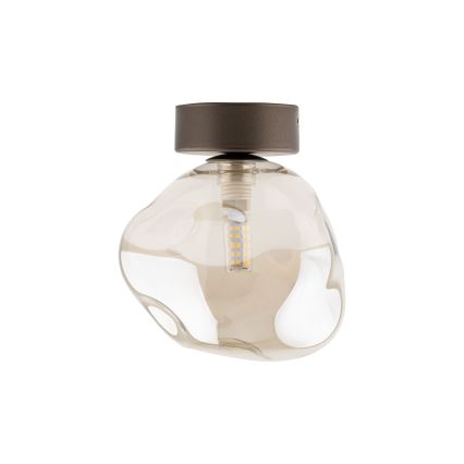 Ceiling light LAVA 1xG9/8W/230V, bronze/smoked beige