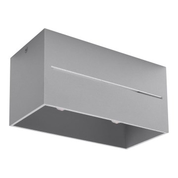 Ceiling light LOBO 2xGU10/40W/230V grey