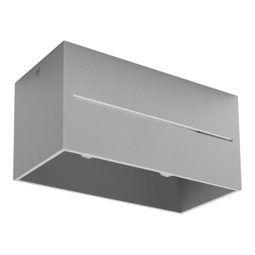 Ceiling light LOBO 2xGU10/40W/230V grey