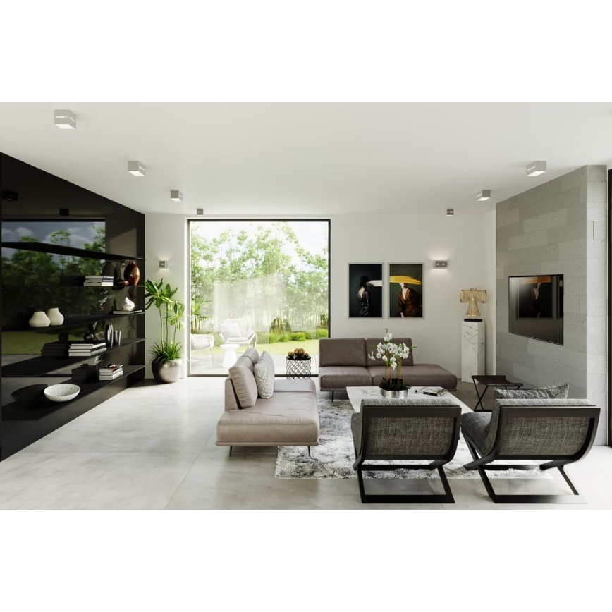 Ceiling light LOBO 2xGU10/40W/230V grey