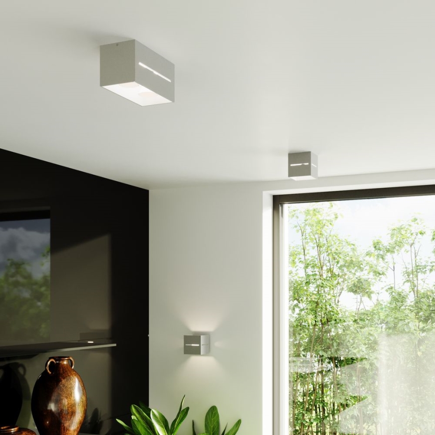 Ceiling light LOBO 2xGU10/40W/230V grey