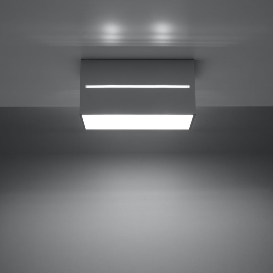Ceiling light LOBO 2xGU10/40W/230V grey