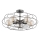 Ceiling light LOTOS 5xE27/15W/230V anthracite