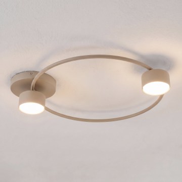 Ceiling light LUCIO 2xGX53/10W/230V beige