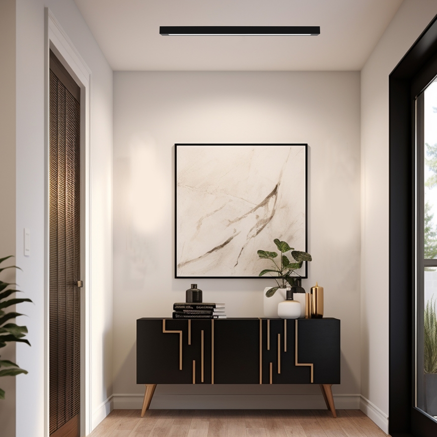 Ceiling light LUNGO T8 1xG13/18W/230V black