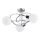 Ceiling light MAMBO 3xE27/15W/230V polished chrome