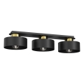Ceiling light MARTI 3xE27/15W/230V black/gold