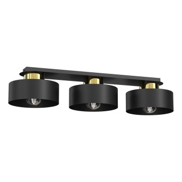 Ceiling light MARTI 3xE27/15W/230V black/gold