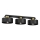 Ceiling light MARTI 3xE27/15W/230V black/gold