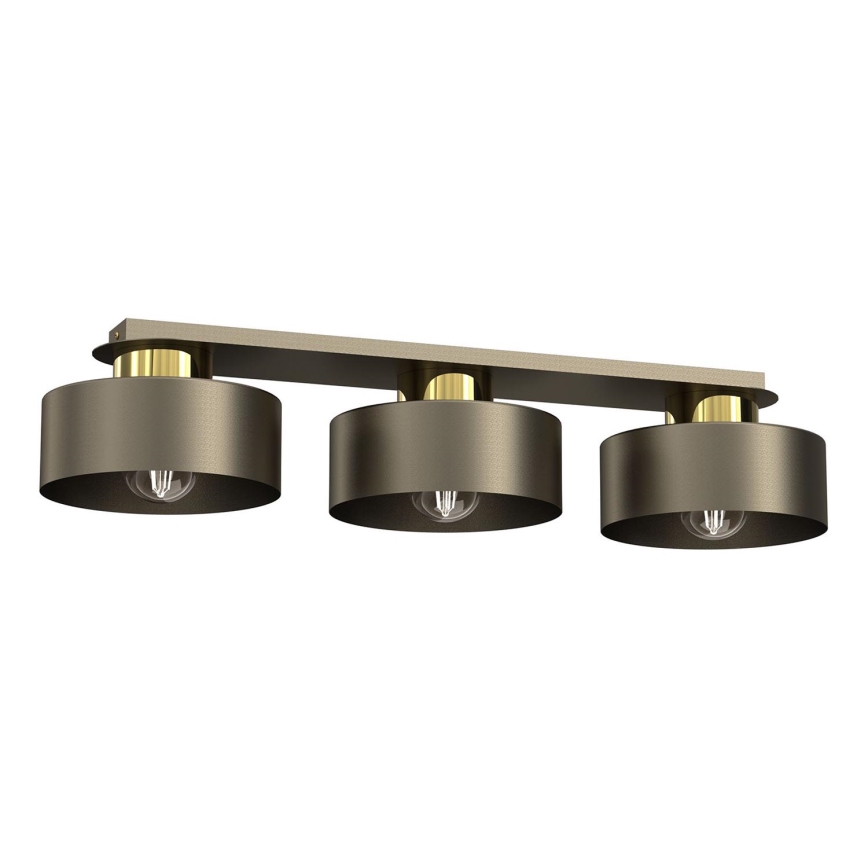 Ceiling light MARTI 3xE27/15W/230V brass/gold