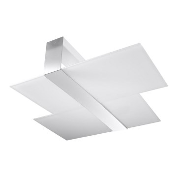 Ceiling light MASSIMO 2xE27/60W/230V white/shiny chrome