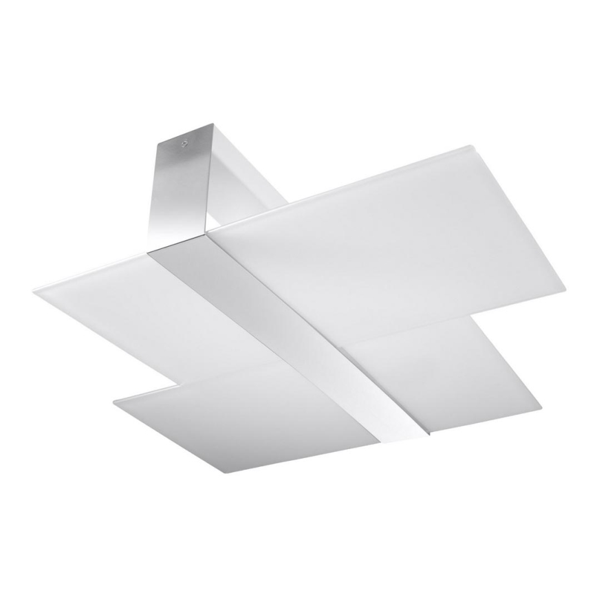 Ceiling light MASSIMO 2xE27/60W/230V white/shiny chrome