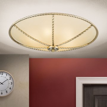 Ceiling light MAURO 5xE27/60W/230V d. 56 cm bronze