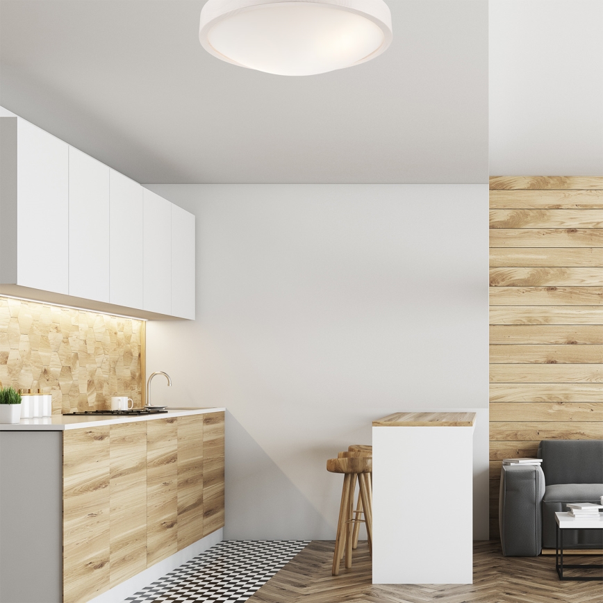 Ceiling light MEDA 2xE27/60W/230V pine