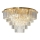 Ceiling light MILANO 12xE14/40W/230V gold