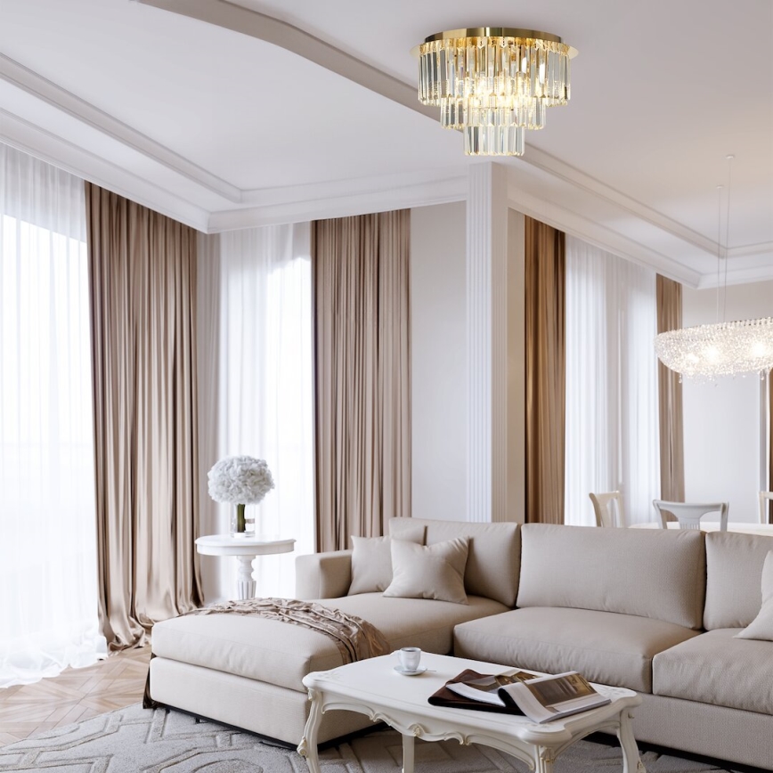 Ceiling light MILANO 6xE14/40W/230V gold