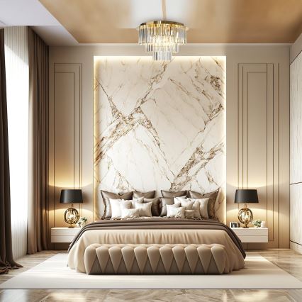 Ceiling light MILANO 6xE14/40W/230V gold