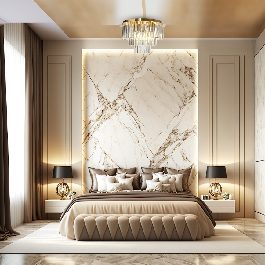 Ceiling light MILANO 6xE14/40W/230V gold