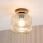Ceiling light MILOU WOOD 1xE27/15W/230V oak/smoky beige Ø 20 cm