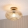 Ceiling light MILOU WOOD 1xE27/15W/230V oak/smoky beige Ø 29 cm