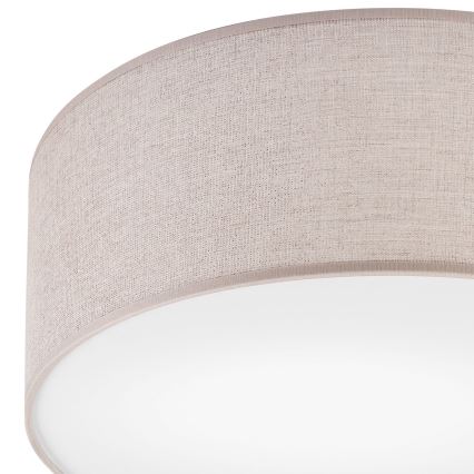 Ceiling light MONTE 1xE27/60W/230V d. 35 cm beige