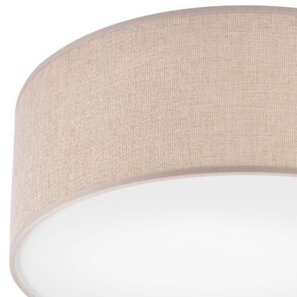 Ceiling light MONTE 1xE27/60W/230V d. 35 cm brown