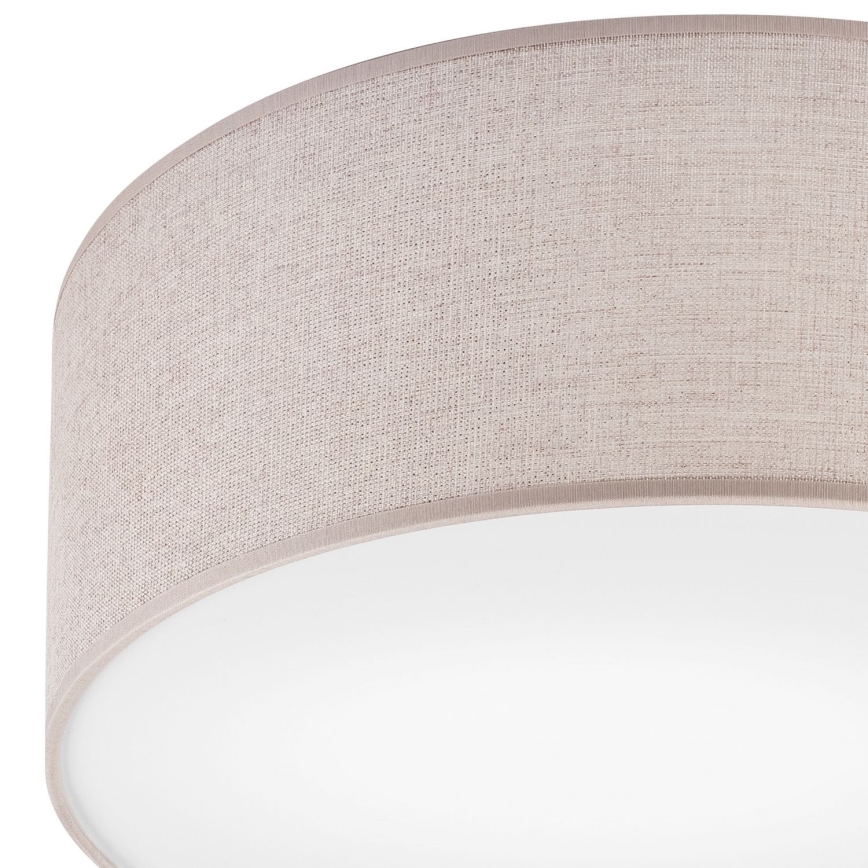 Ceiling light MONTE 1xE27/60W/230V Ø 35 cm beige