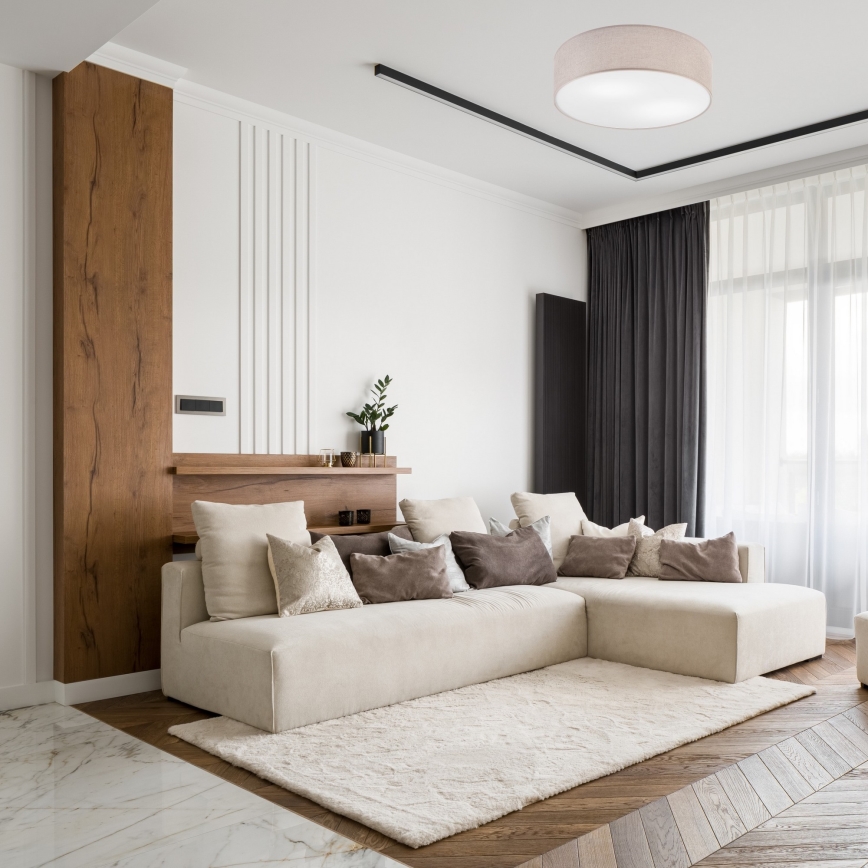 Ceiling light MONTE 2xE27/60W/230V beige