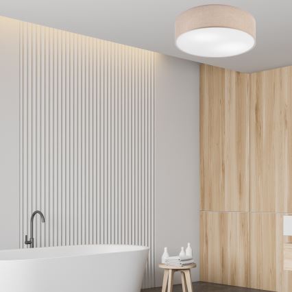 Ceiling light MONTE 2xE27/60W/230V brown