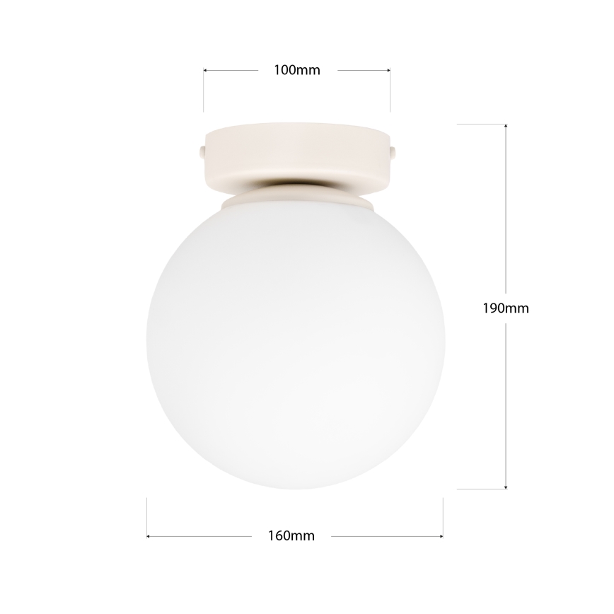 Ceiling light MOONLIGHT 1xE27/15W/230V Ø 16 cm cream