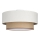 Ceiling light NATIA 1xE27/60W/230V white/brown