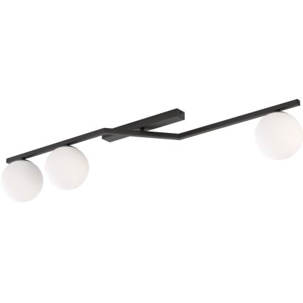 Ceiling light NATON 3xE14/10W/230V black/white