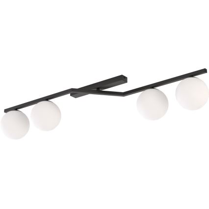 Ceiling light NATON 4xE14/10W/230V black/white