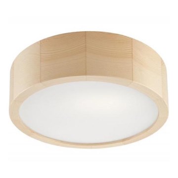 Ceiling light NATURAL 1xE27/60W/230V ø 27 cm pine - FSC certified