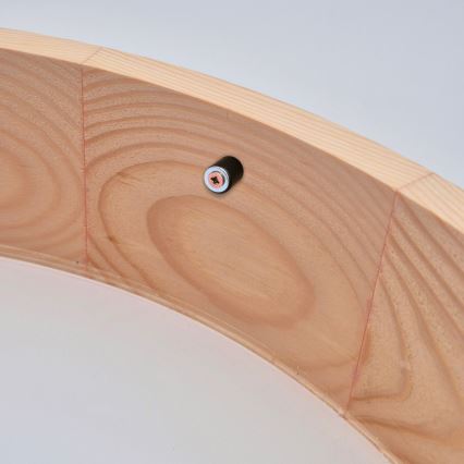 Ceiling light NATURAL 2xE27/60W/230V Ø 37.5 cm pine
