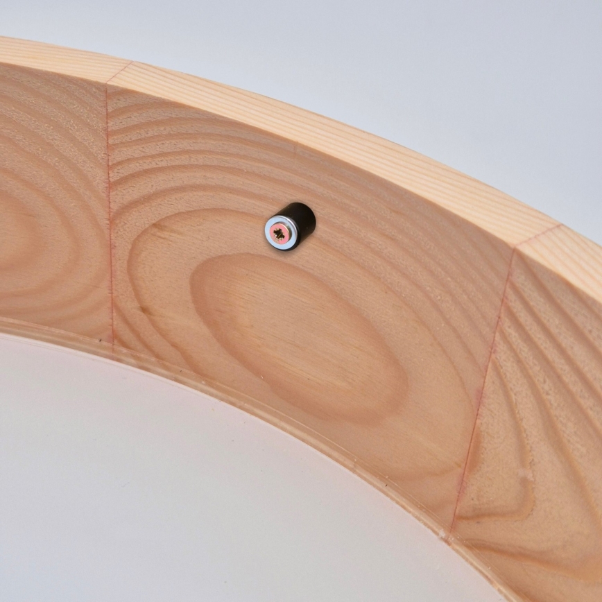 Ceiling light NATURAL 2xE27/60W/230V Ø 37.5 cm pine