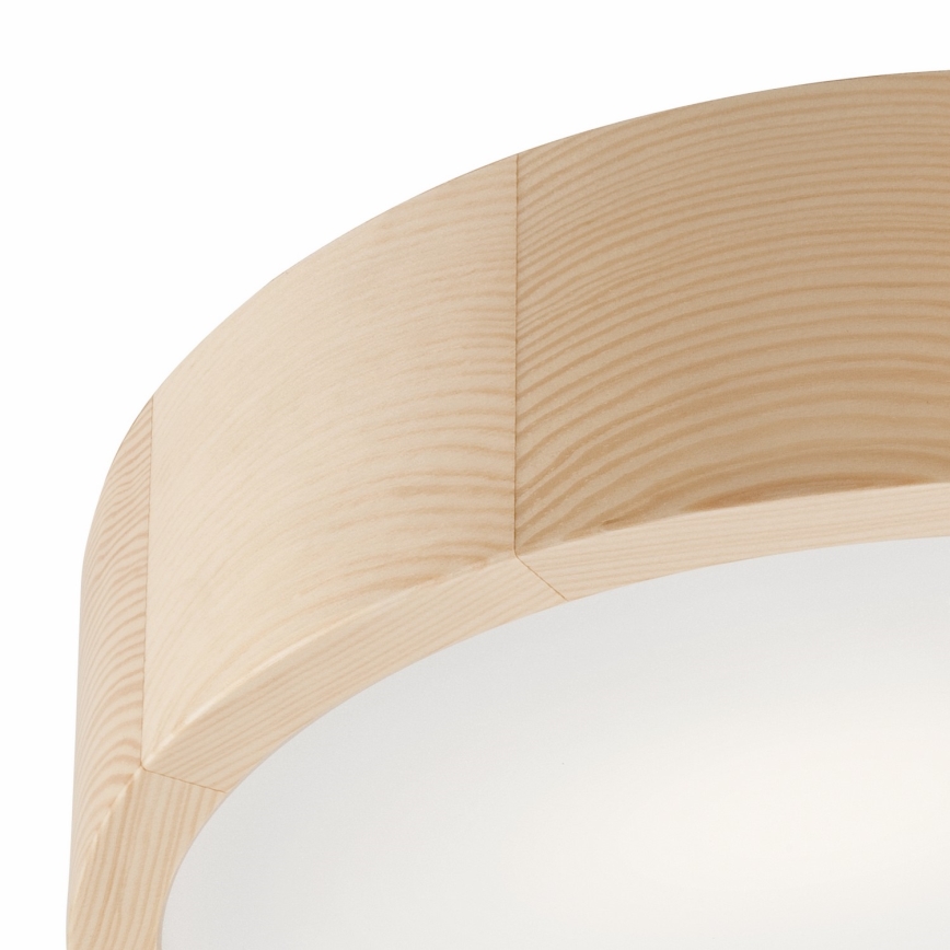 Ceiling light NATURAL 2xE27/60W/230V Ø 37.5 cm pine