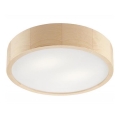 Ceiling light NATURAL 2xE27/60W/230V ø 37 cm pine