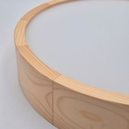 Ceiling light NATURAL 2xE27/60W/230V ø 37 cm pine