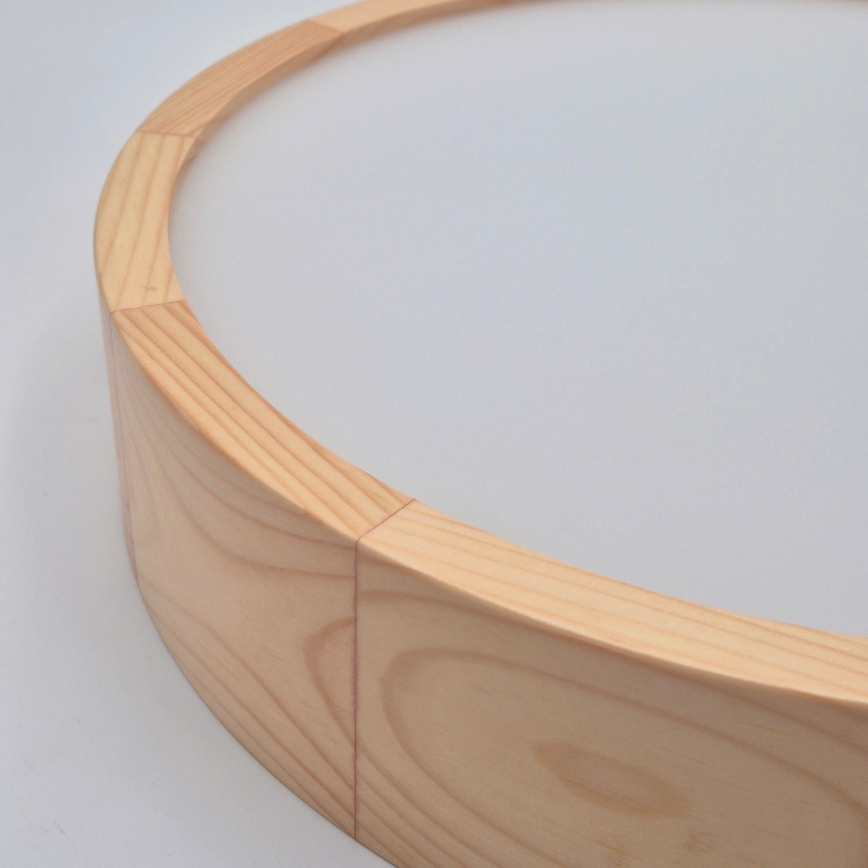 Ceiling light NATURAL 2xE27/60W/230V ø 37 cm pine