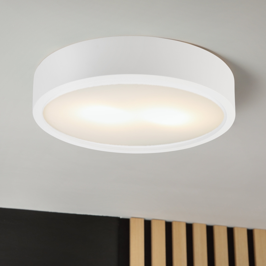 Ceiling light NATURAL 3xE27/15W/230V Ø 37.5 cm pine/white