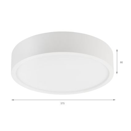 Ceiling light NATURAL 3xE27/15W/230V Ø 37.5 cm pine/white