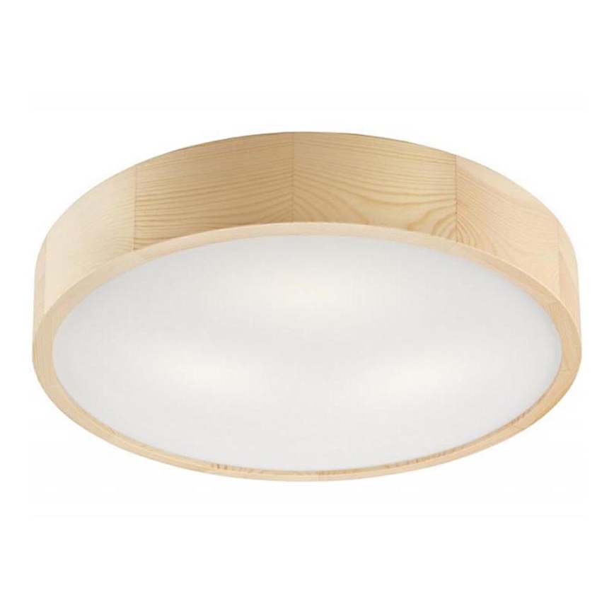 Ceiling light NATURAL 3xE27/60W/230V ø 47 cm pine - FSC certified
