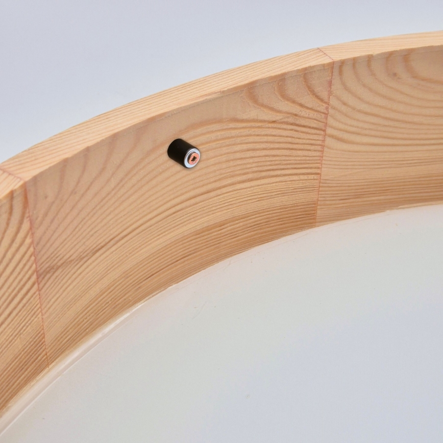Ceiling light NATURAL 3xE27/60W/230V ø 47 cm pine - FSC certified