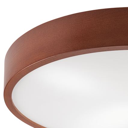 Ceiling light NATURAL 4xE27/60W/230V ø 57 cm pine/brown