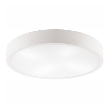 Ceiling light NATURAL 4xE27/60W/230V ø 57 cm white/pine