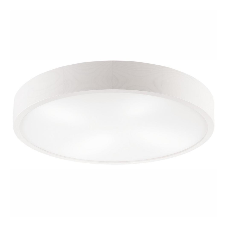 Ceiling light NATURAL 4xE27/60W/230V ø 57 cm white/pine