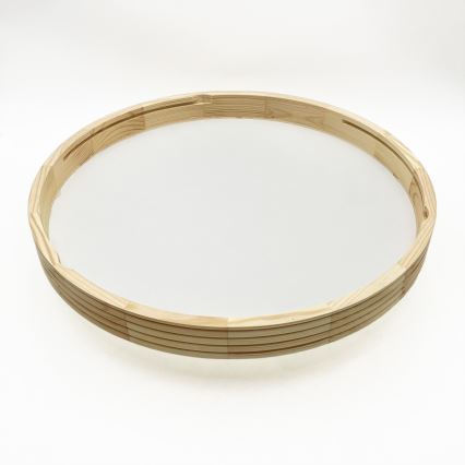 Ceiling light NATURAL MODERN SLIM 3xE27/15W/230V Ø 47,5 cm pine