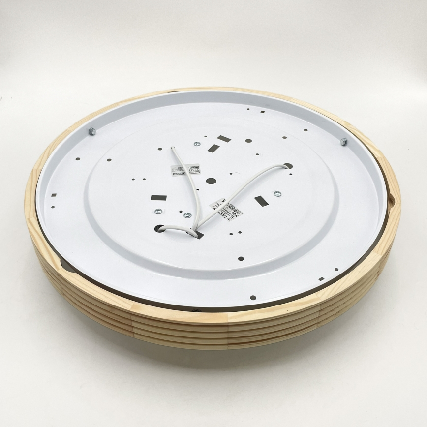 Ceiling light NATURAL MODERN SLIM 3xE27/15W/230V Ø 47,5 cm pine